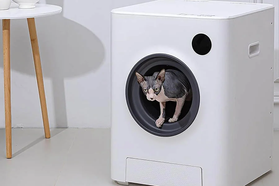 automatic kitten litter box