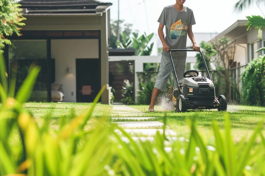 lawn cut machine