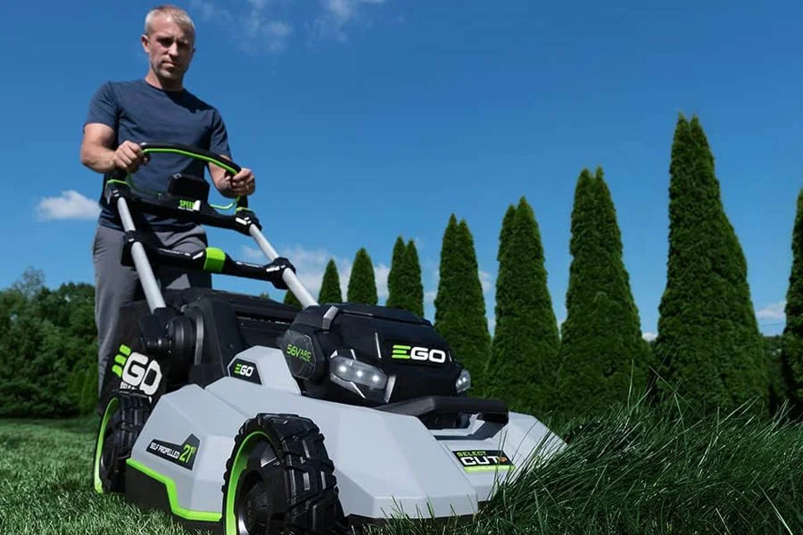 top rated battery operated lawn mowers