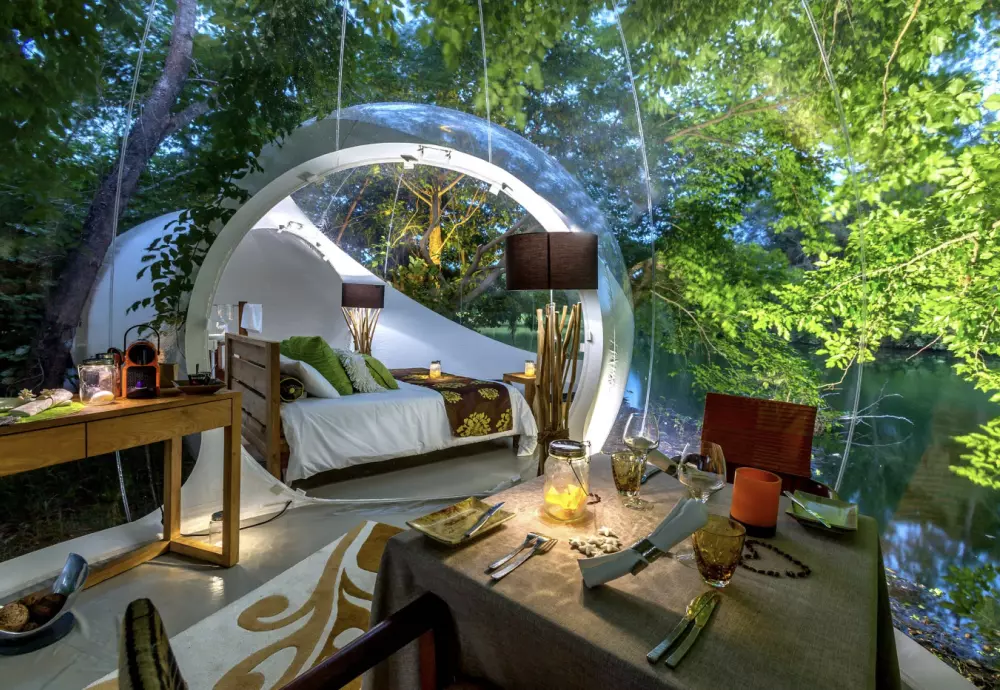 large bubble tent