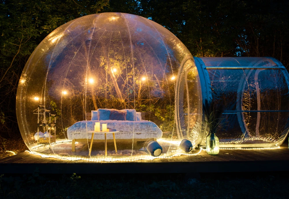 invisible bubble tent